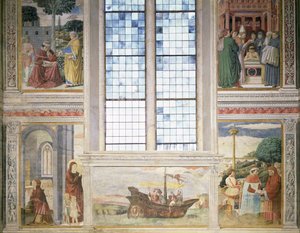 Épisodes de la vie de Saint Augustin, 1463-65 - Benozzo di Lese di Sandro Gozzoli